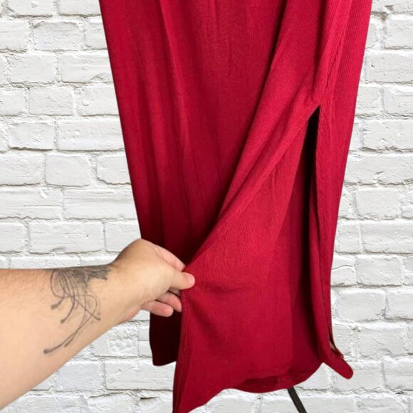 4X Everyday Split Strap Backless Bodycon Midi Chill Dress-Sensational NWT - Picture 7 of 8